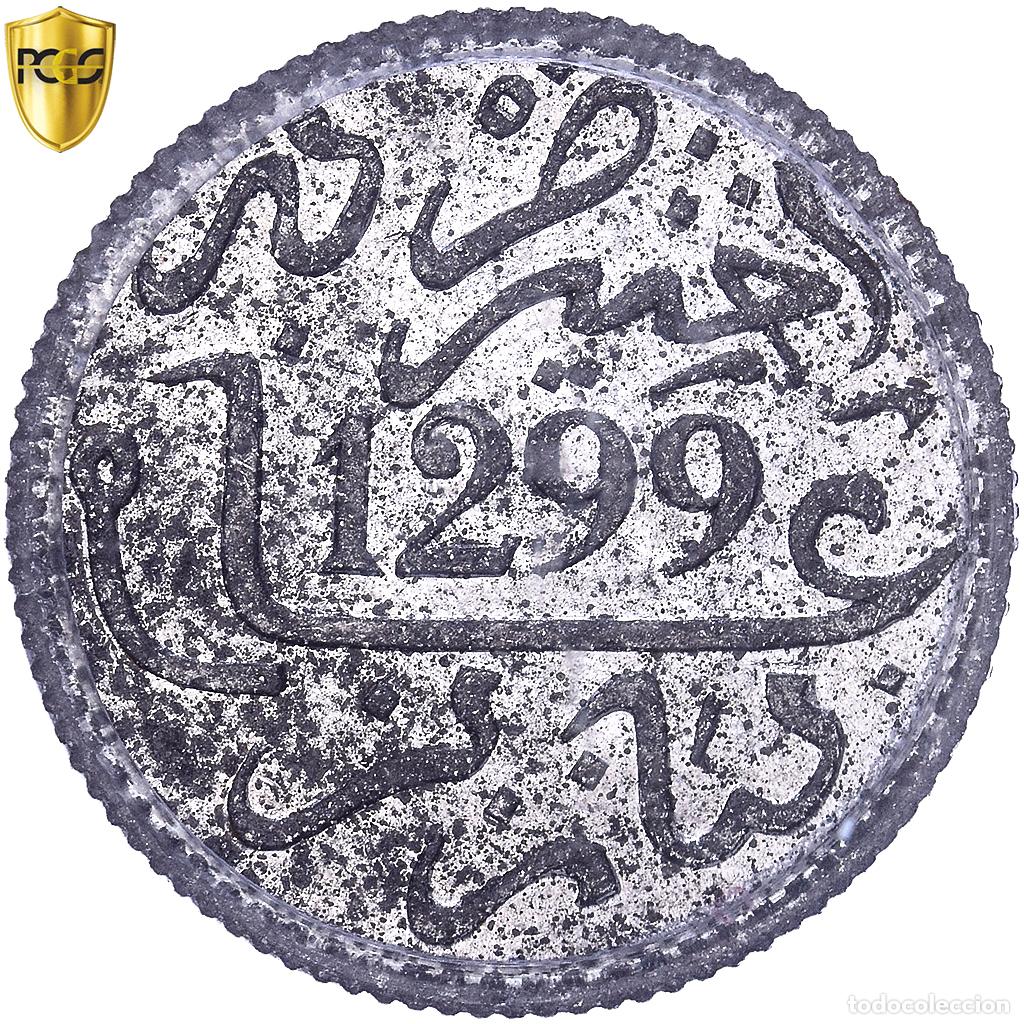 Monedas antiguas de &Aacute;frica: [#982552] Marruecos, Moulay al-Hasan I, Dirham, 1881/1299 AH, Paris, Pattern, Plata, PCGS