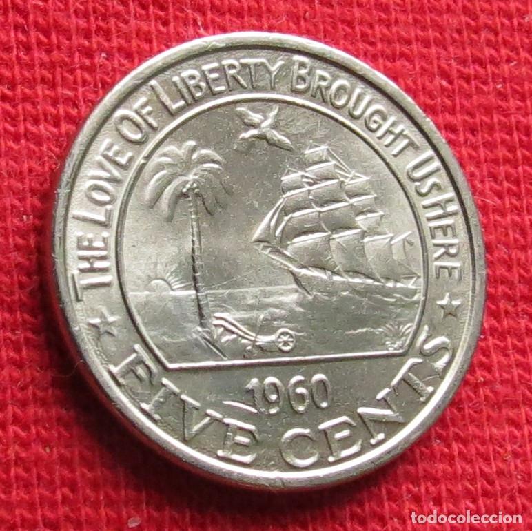 Monnaies anciennes d'Afrique: Liberia 5 cents 1960 #2