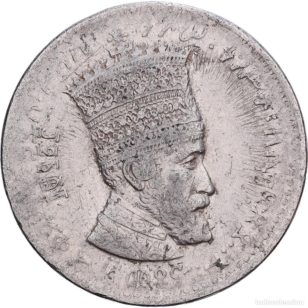 Monedas antiguas de &Aacute;frica: [#1530134] Etiop&iacute;a, Haile Selassie I, 50 Matonas, 1931, N&iacute;quel, BC+, KM:31