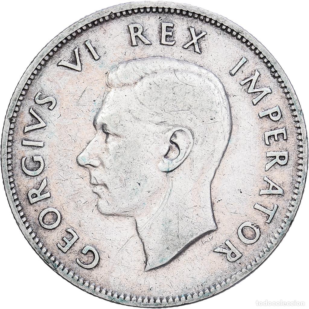 Monedas antiguas de &Aacute;frica: [#1540006] Gran Breta&ntilde;a, George VI, 2 1/2 Shillings, 1943, Plata, BC+, KM:856