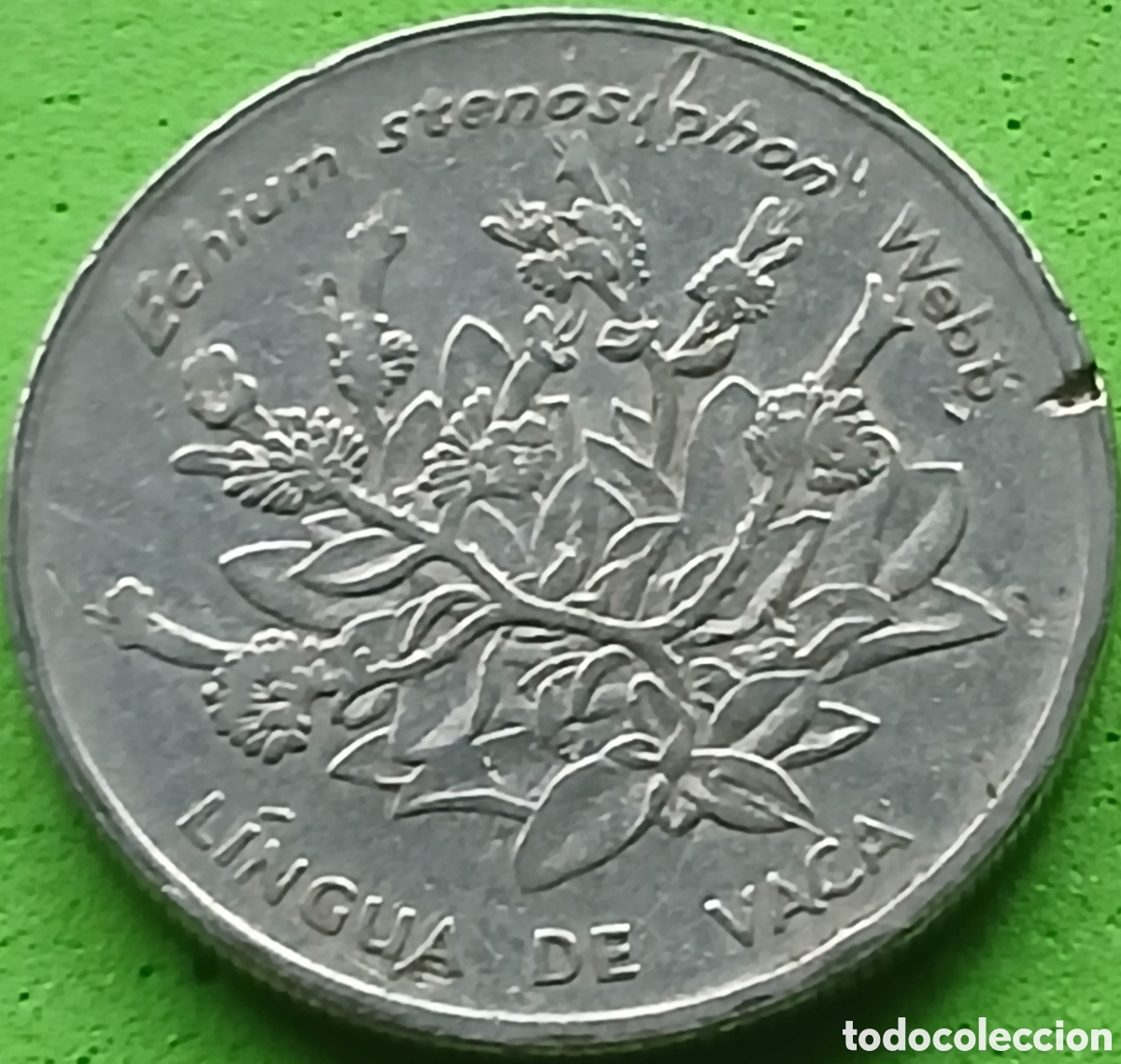 Monedas antiguas de &Aacute;frica: Cabo Verde 10 escudos 1994 km#32 Echium Stenosiphon