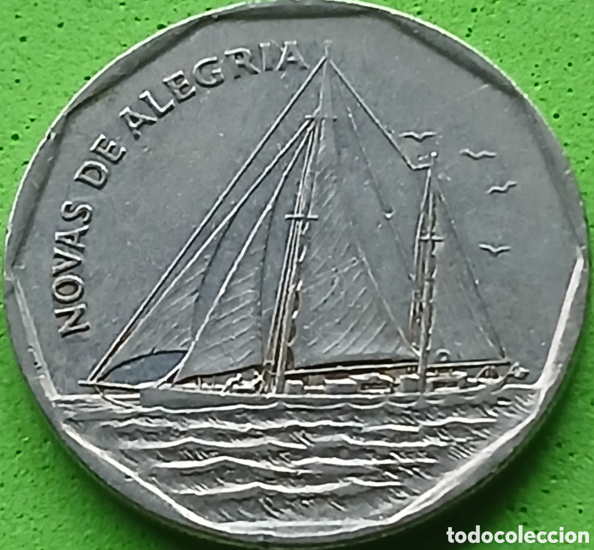 Monedas antiguas de &Aacute;frica: Cabo Verde 20 escudos 1994 km#42 Novas de Alegr&iacute;a