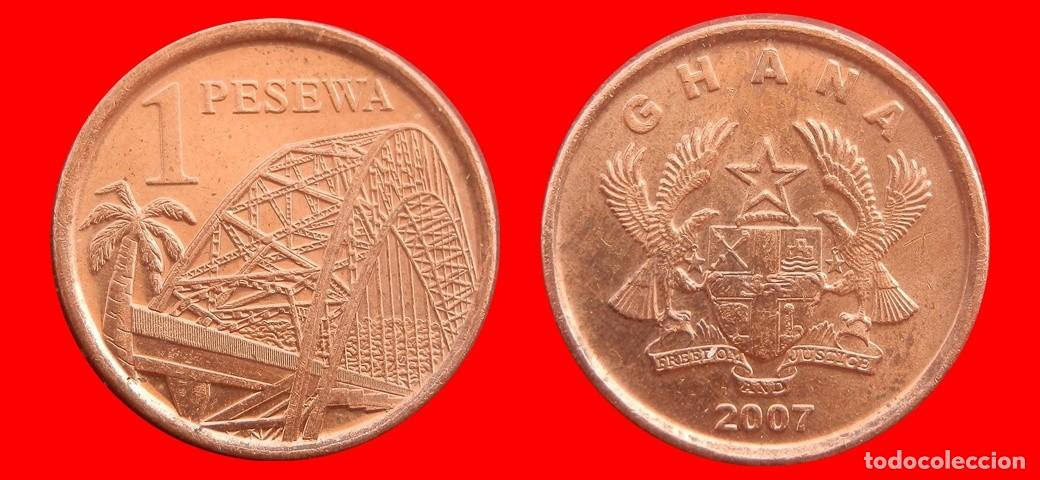 Monedas antiguas de &Aacute;frica: 1 PESEWA 2007 GHANA-153554