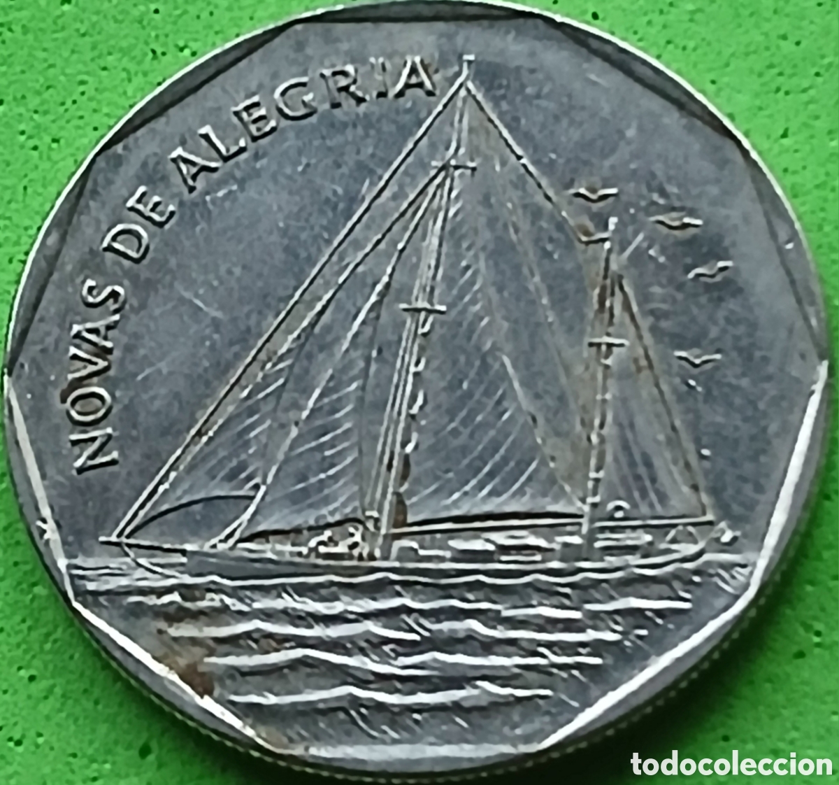 Monedas antiguas de &Aacute;frica: Cabo Verde 20 escudos 1994 km#42 Novas de Alegr&iacute;a