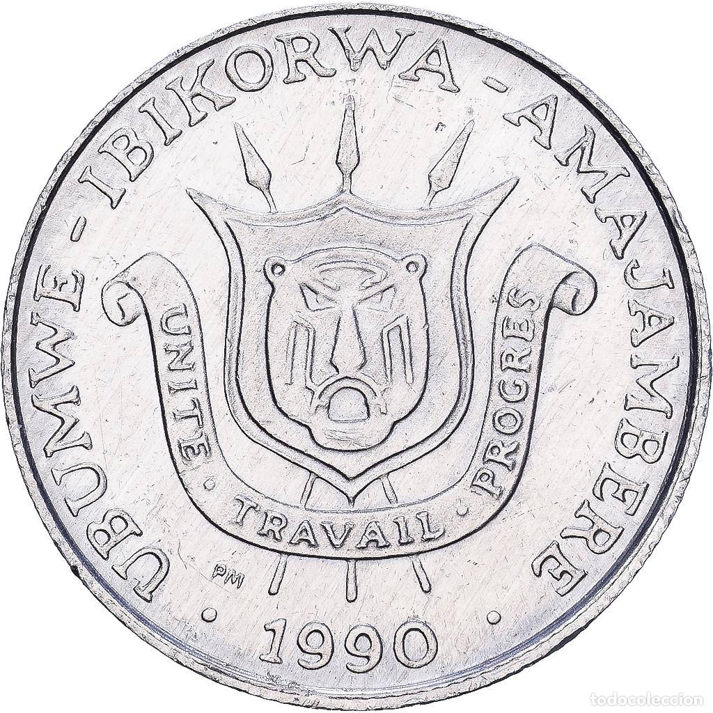 Monedas antiguas de &Aacute;frica: [#1224703] Burundi, Franc, 1990, Aluminio, MBC, KM:19
