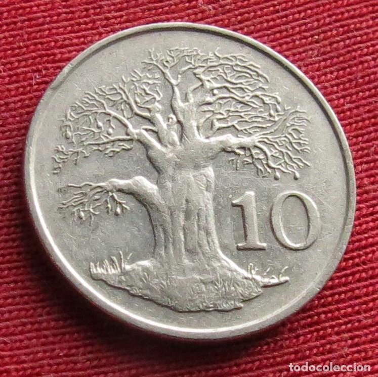 Monedas antiguas de &Aacute;frica: Zimbabwe 10 cents 1980 #2