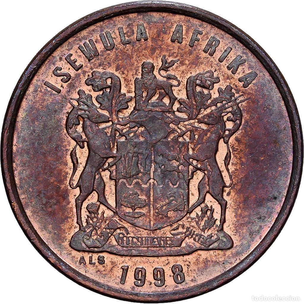 Monedas antiguas de &Aacute;frica: [#1224752] Sud&aacute;frica, Cent, 1998, Cobre chapado en acero, MBC, KM:170