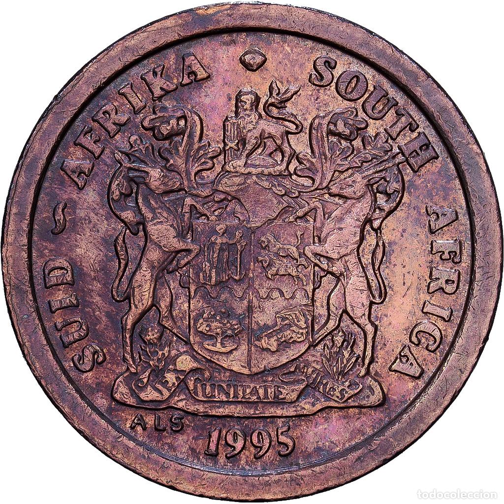 Monedas antiguas de &Aacute;frica: [#1224758] Sud&aacute;frica, 2 Cents, 1995, Cobre chapado en acero, MBC, KM:133