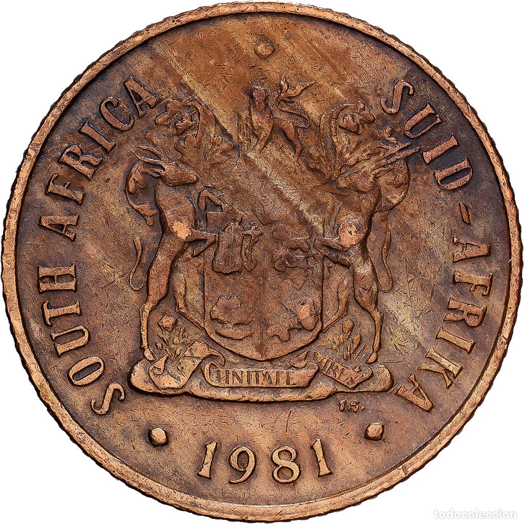 Monedas antiguas de &Aacute;frica: [#1224760] Sud&aacute;frica, 2 Cents, 1981, Bronce, MBC, KM:83