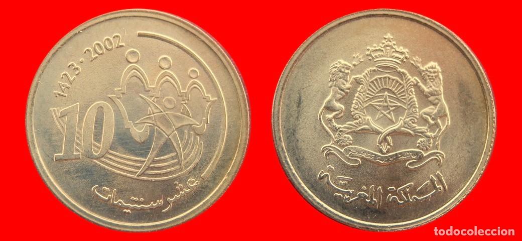 Monedas antiguas de &Aacute;frica: 10 SANTIMAT 2002 SIN CIRCULAR MARRUECOS-5068SC