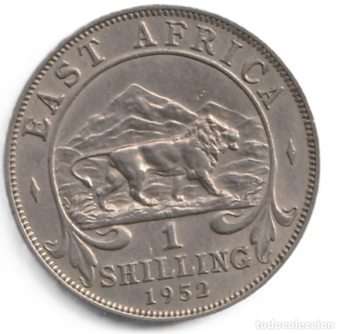 Monedas antiguas de &Aacute;frica: East Africa 1 shilling 1952