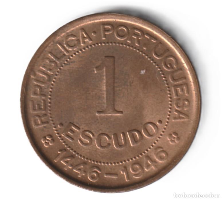 Old Coins of Africa: Guinea Portuguesa 1 escudo 1946 KM# 7