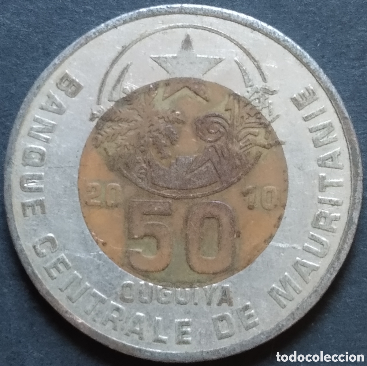 Monedas antiguas de &Aacute;frica: MONEDA - MAURITANIA 50 UGUIYA 2010