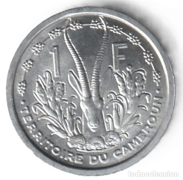 Monedas antiguas de &Aacute;frica: Camer&uacute;n 1 franco 1948 KM# 8
