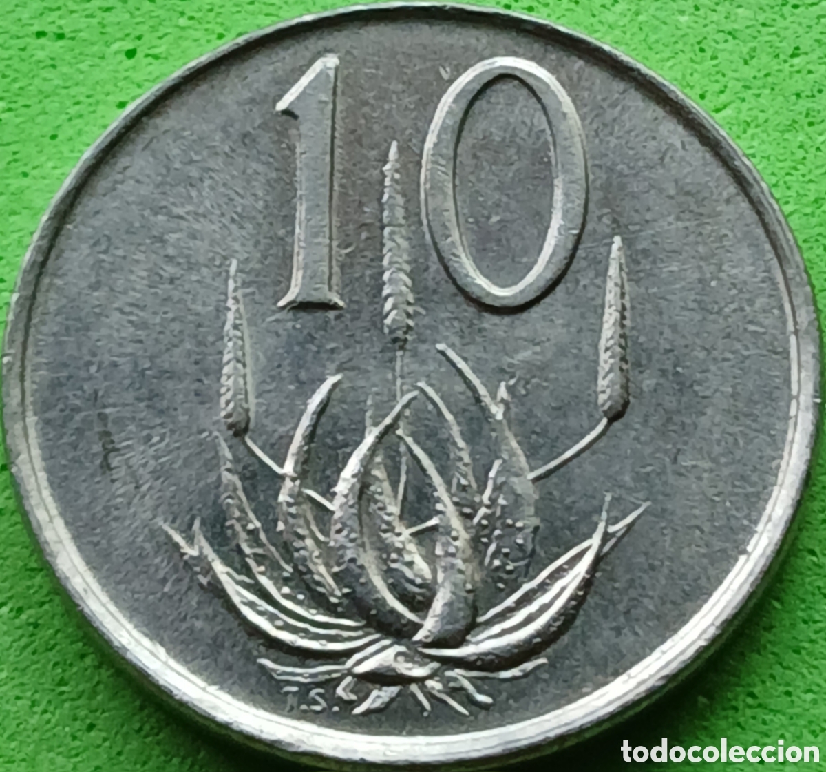 Monedas antiguas de &Aacute;frica: South &Aacute;frica 10 cents 1965 km#68.1