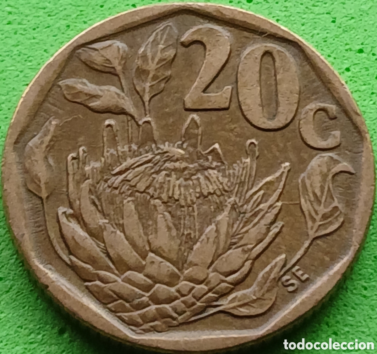 Monedas antiguas de &Aacute;frica: South &Aacute;frica 20 cents 1995 km#136