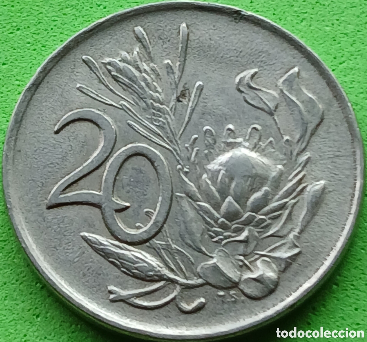 Monedas antiguas de &Aacute;frica: Suid &Aacute;frika 20 cents 1971 km#86