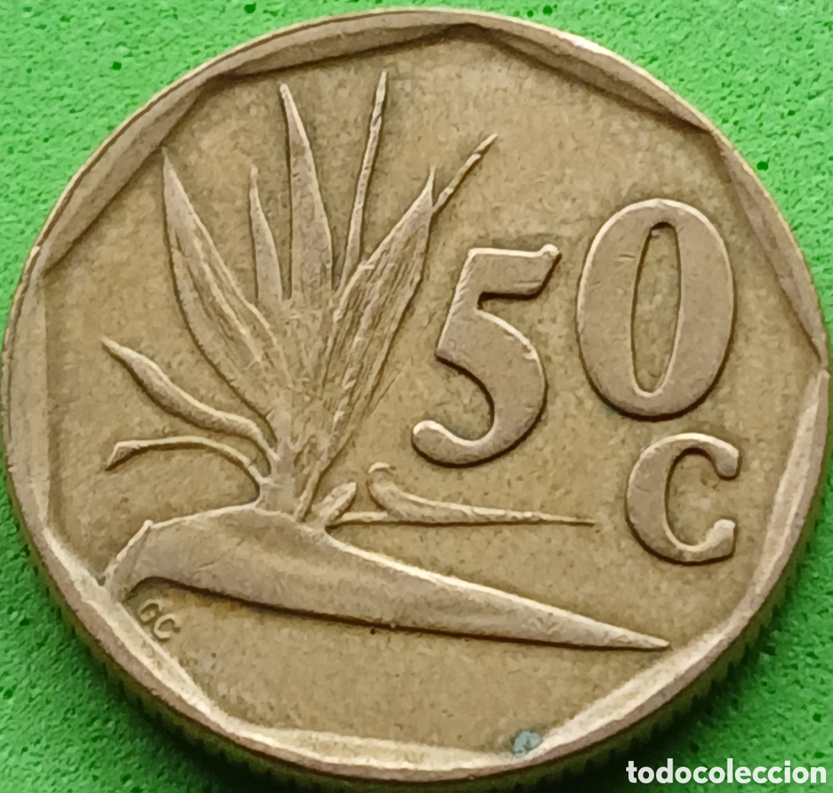 Monedas antiguas de &Aacute;frica: Suid &Aacute;frika 50 cents 1995 km#137