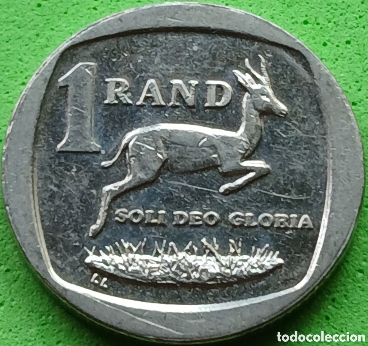 Monedas antiguas de &Aacute;frica: Afrika Dzonga 1 rand 2008 km#444