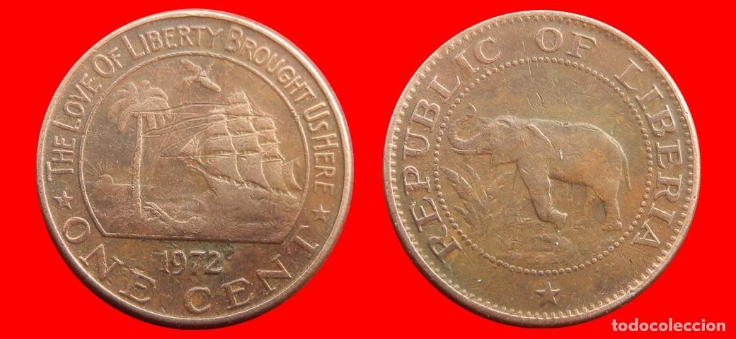 Monedas antiguas de &Aacute;frica: 1 CENTAVO 1972 LIBERIA-153744