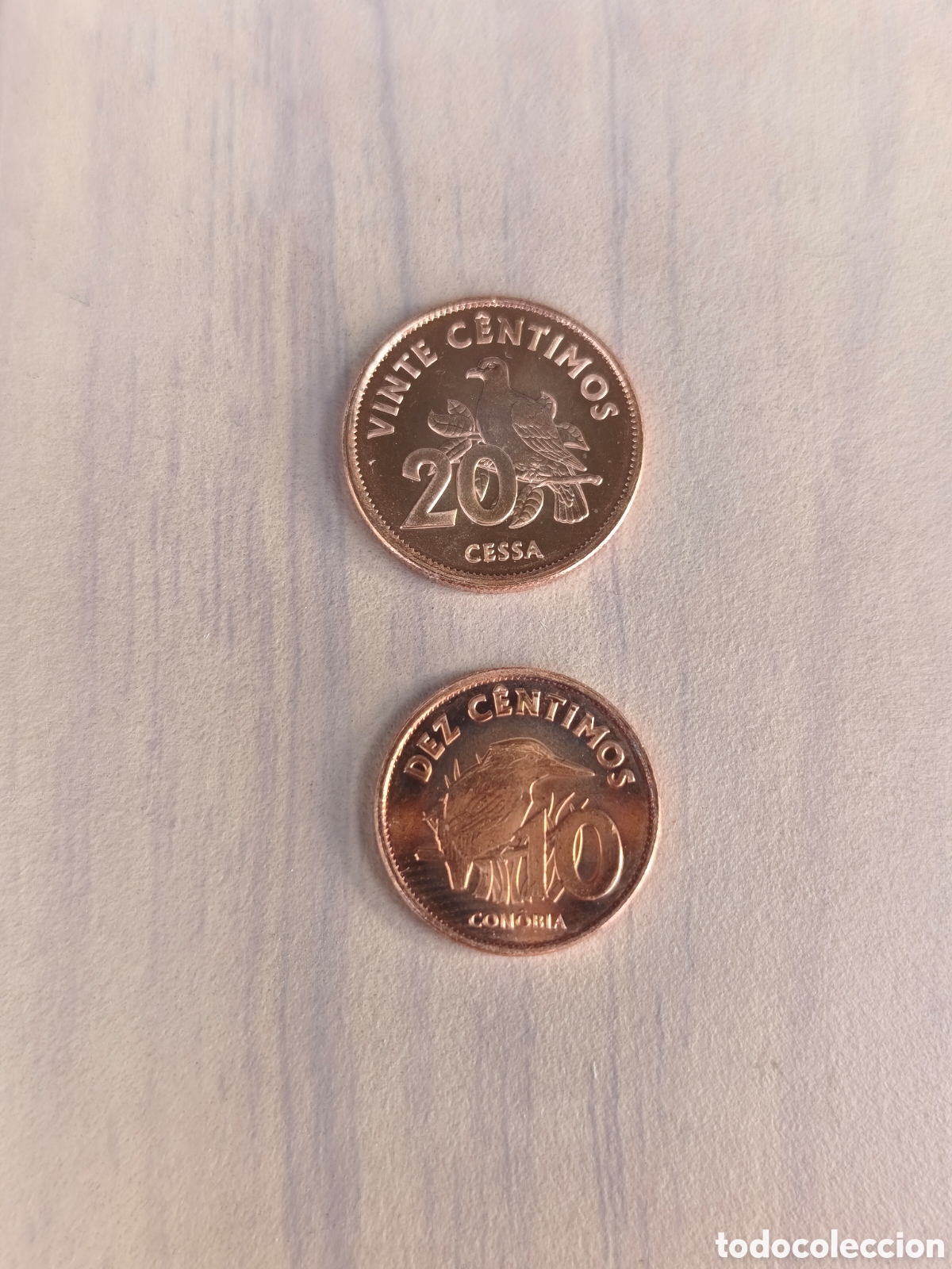 Monedas antiguas de &Aacute;frica: Lote 2 monedas Santo Tom&eacute; y Pr&iacute;ncipe 2017