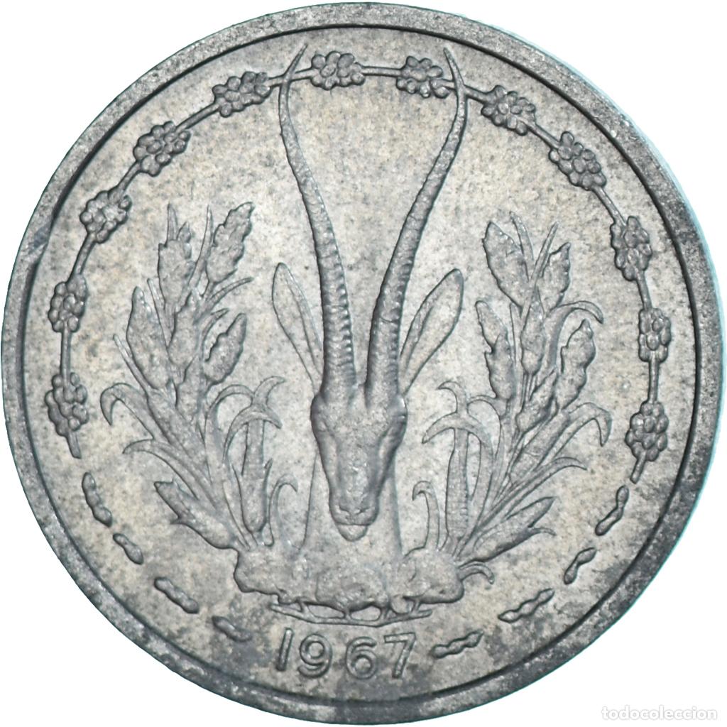 Monedas antiguas de &Aacute;frica: [#1321928] Moneda, Estados del &Aacute;frica Occidental, Franc, 1967