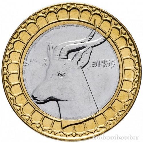 Monedas antiguas de &Aacute;frica: Argelia, 50 D&iacute;nares 2009 &rdquo;Fauna: Gacela&rdquo;, KM#126./ Nueva, sin circular.