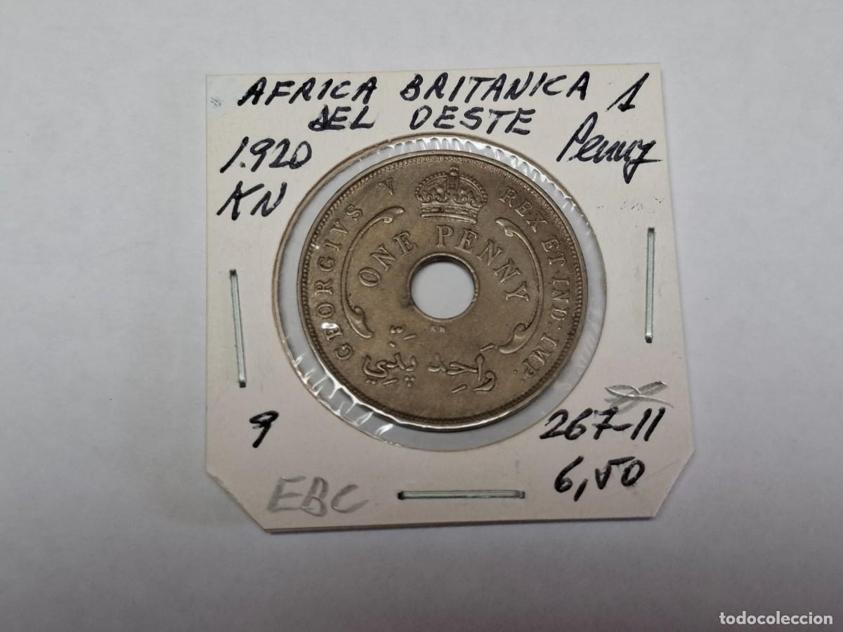 Monedas antiguas de &Aacute;frica: 1 PENNY de 1920 KN KM 9 AFRICA BRITANICA DEL OESTE en EBC