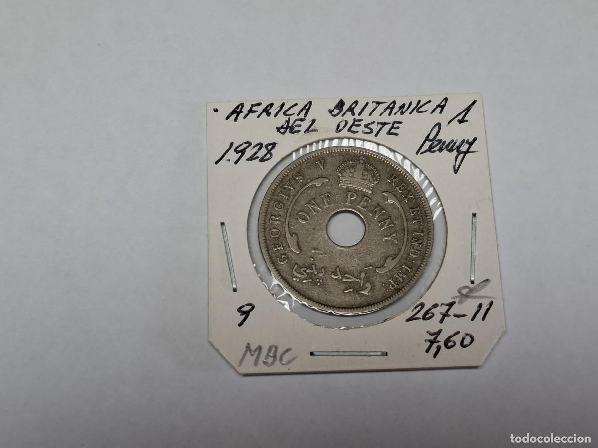 Monedas antiguas de &Aacute;frica: 1 PENNY de 1928 KN KM 9 AFRICA BRITANICA DEL OESTE en MBC