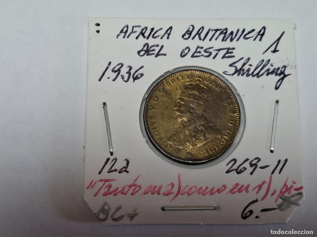 Monedas antiguas de &Aacute;frica: 1 SHILLING de 1936 KM 12.a AFRICA BRITANICA DEL OESTE en BC