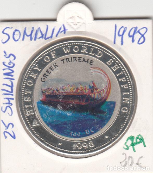 Monedas antiguas de &Aacute;frica: CR0579 MONEDA SOMALIA 25 SHILLINES 1998