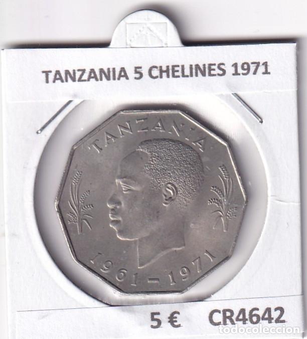 Monedas antiguas de &Aacute;frica: CR4642 MONEDA TANZANIA 5 CHELINES 1971