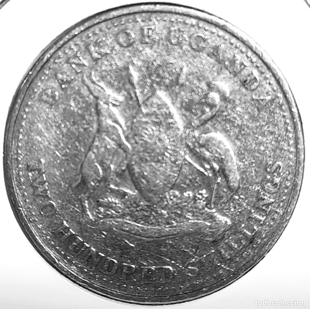Monedas antiguas de &Aacute;frica: UGANDA (1987-) - 200 SHILLINGS 1998 - A - 8,05 GR. CUPRONIQUEL - DIAMETRO 24,90 mm - KM#68 - MB