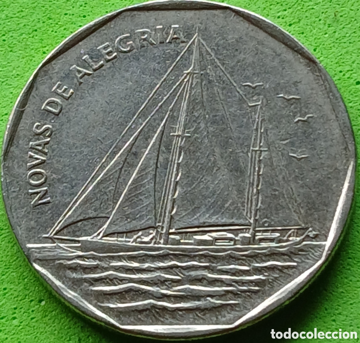 Monedas antiguas de &Aacute;frica: Cabo Verde 20 escudos 1994 km#42 Novas de Alegr&iacute;a