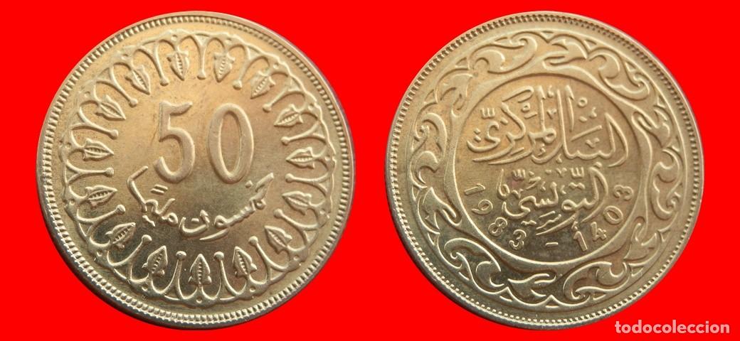 Monedas antiguas de &Aacute;frica: 50 MILLIN 1983 TUNEZ-153844