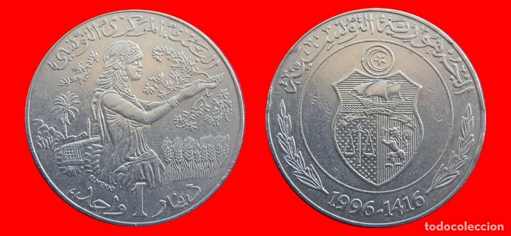 Monedas antiguas de &Aacute;frica: 1 DINAR 1996 TUNEZ-153853