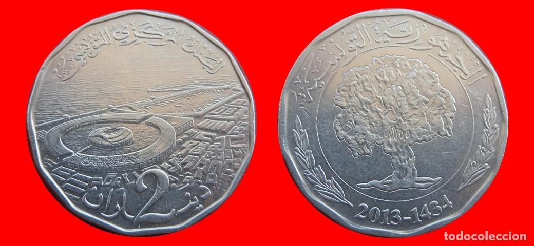 Monedas antiguas de &Aacute;frica: 2 DINARES 2013 TUNEZ-153855