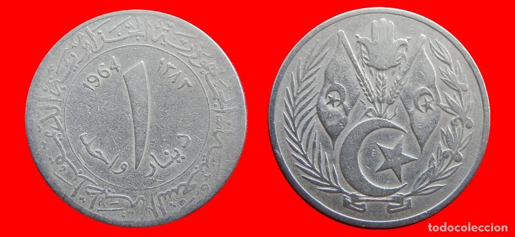Monedas antiguas de &Aacute;frica: 1 DINAR 1964 ARGELIA ALGERIA-153885