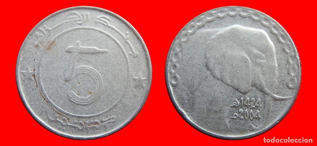 Monedas antiguas de &Aacute;frica: 5 DINARES 2004 ARGELIA ALGERIA-153886
