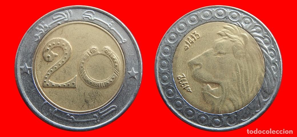 Monedas antiguas de &Aacute;frica: 20 DINARES 1992 ARGELIA ALGERIA-153887