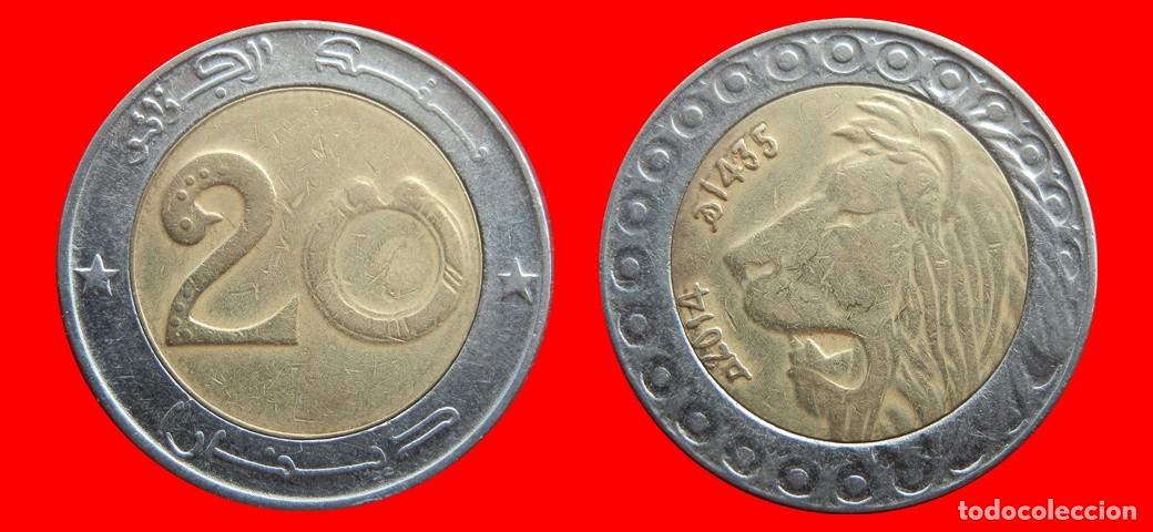 Monedas antiguas de &Aacute;frica: 20 DINARES 2014 ARGELIA ALGERIA-153888