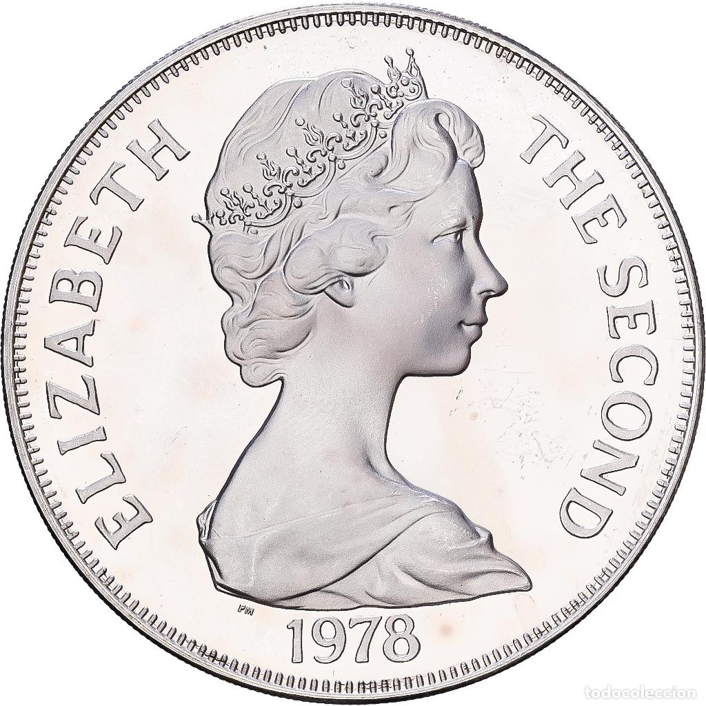 Monedas antiguas de &Aacute;frica: [#1540123] Reino Unido, 25 Pence, Crown, 1978, Pobjoy Mint, Plata, EBC+, KM:1a