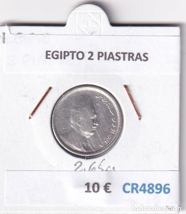 Monedas antiguas de &Aacute;frica: CR4896 MONEDA EGIPTO 2 PIASTRAS
