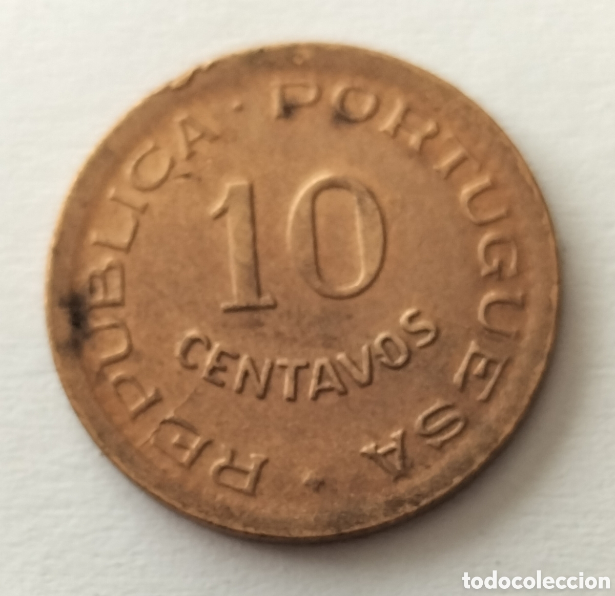 Monedas antiguas de &Aacute;frica: Moneda 10 Centavos 1948 Angola