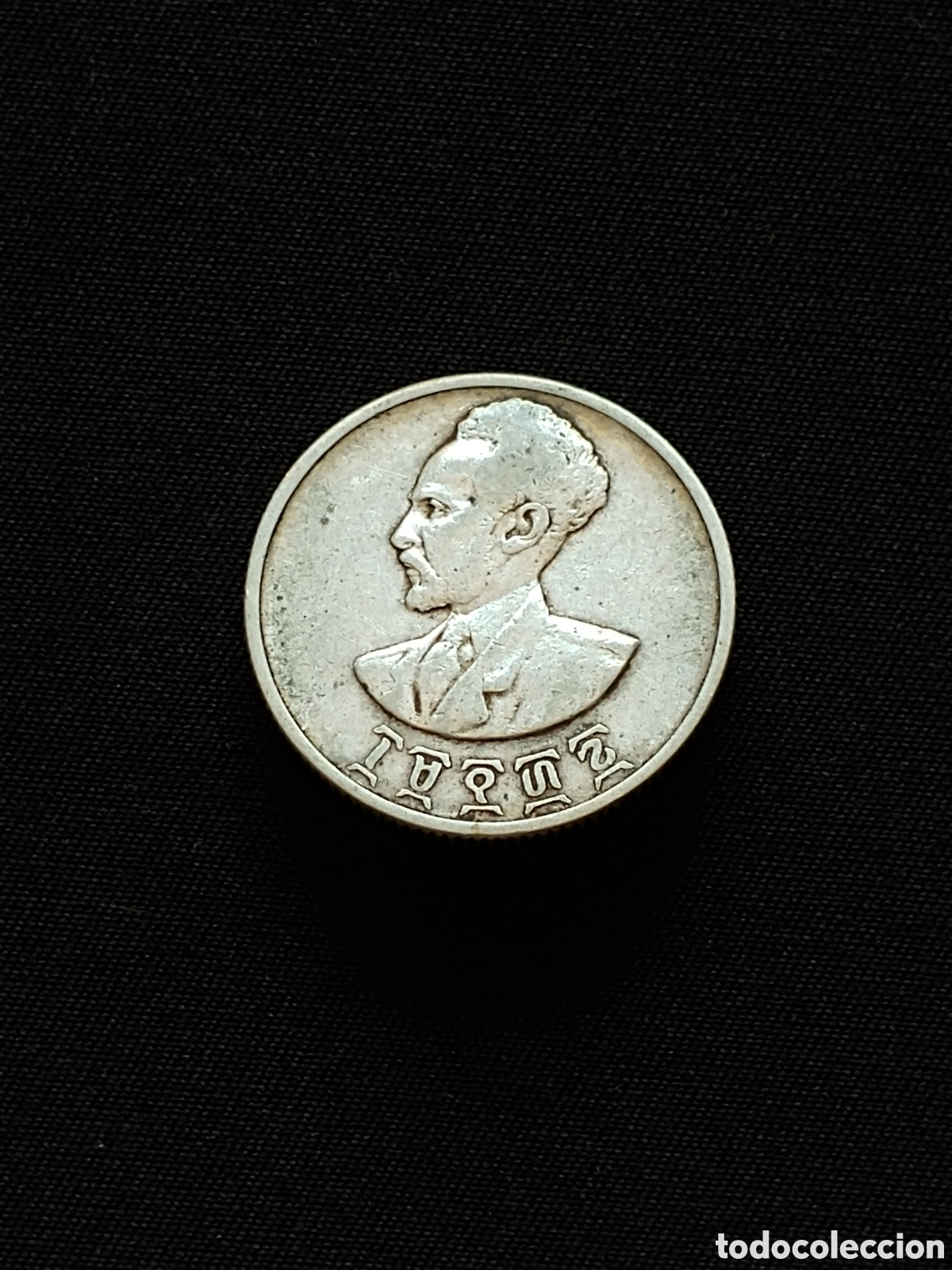 Monedas antiguas de &Aacute;frica: Etiop&iacute;a, 50 Santeem 1944, Ag .800 mls.