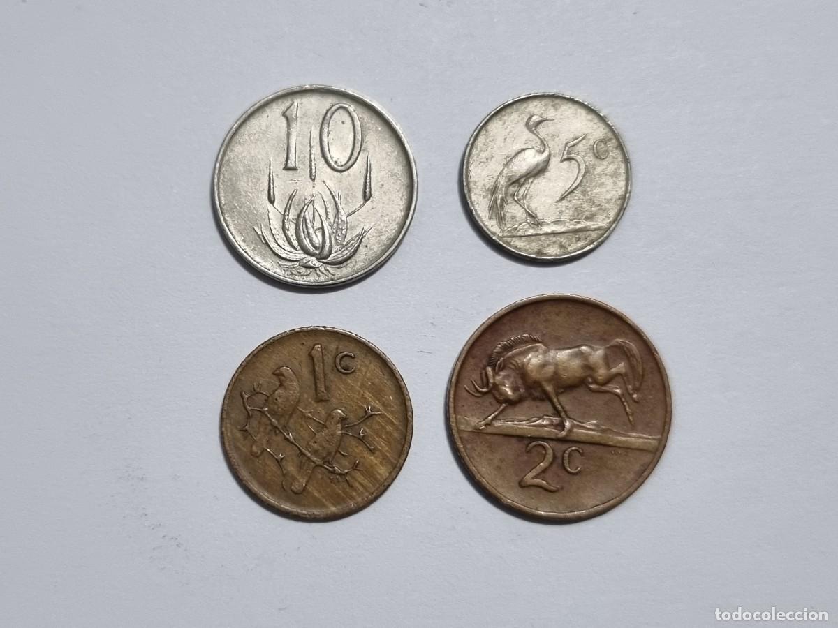 Monedas antiguas de &Aacute;frica: Lote Moneda Africa 1976 Sudafrica 10 5 2 1 Centavos Coleccionista