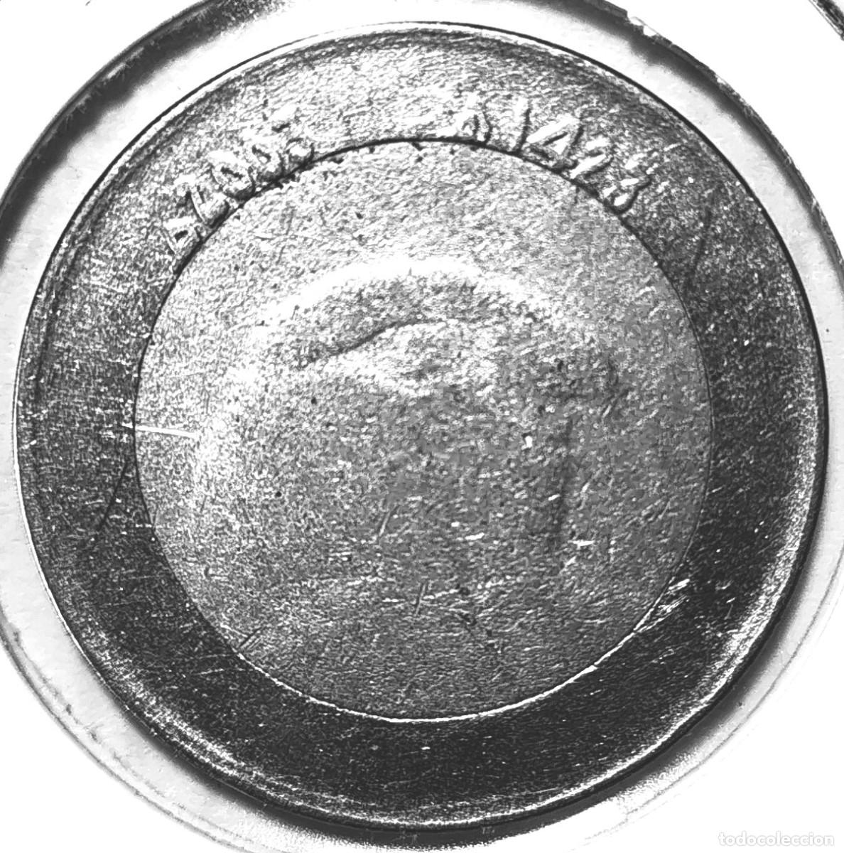 Monedas antiguas de &Aacute;frica: ARGELIA (1964-) - 10 DINARES AH1417 (2003) - A - 4,95 GR. ALUMINIO-ACERO INOXIDABLE - DIAMETRO 26,50