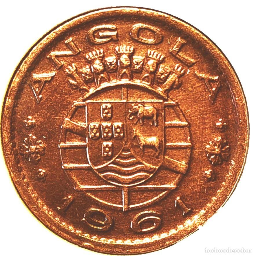 Monedas antiguas de &Aacute;frica: ANGOLA (1921-1974) - 50 CENTAVOS 1961 - A - 4 GR. BRONCE - DIAMETRO 20 mm - KM#75 - MB