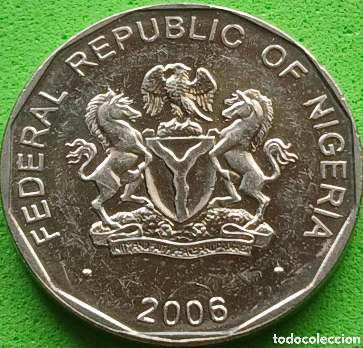 Monedas antiguas de &Aacute;frica: Nigeria 50 kobo 2006 km#13.3