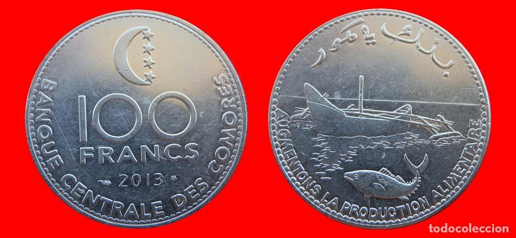 Monedas antiguas de &Aacute;frica: 100 FRANCOS 2013 COMOROS COMORES-153966